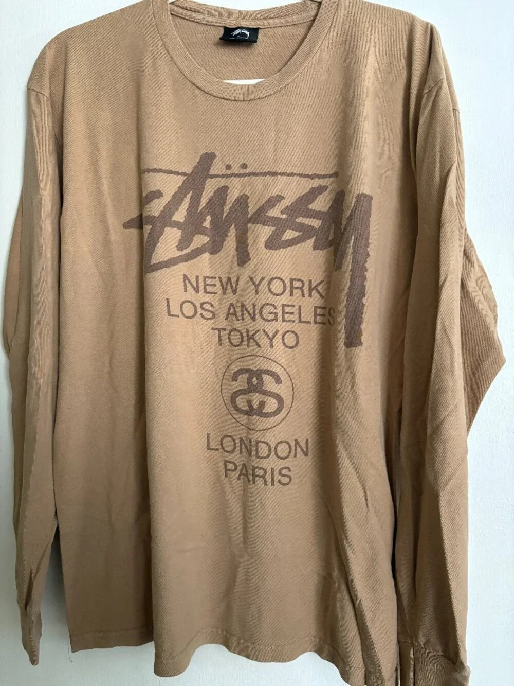 Stussy World Tour Longsleeve Tee Shirt L Large